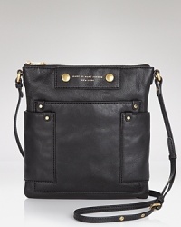 MARC BY MARC JACOBS' preppiest crossbody bag is crafted of rich leather with a bevy of pretty-practical details. Carry it for classic on-the-go style. MARC BY MARC JACOBS' preppiest crossbody bag is crafted of rich leather with a bevy of pretty-practical details. Carry it for classic on-the-go style.