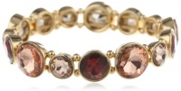 Anne Klein Color Social Scene Gold-Tone Peach Stretch Bracelet Anne Klein Color Social Scene Gold-Tone Peach Stretch Bracelet