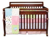 Trend Lab 4 Piece Crib Bedding Set, Cupcake Trend Lab 4 Piece Crib Bedding Set, Cupcake