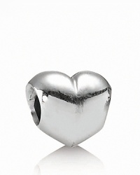 Some wear their heart of their sleeve, others on their wrist. Add this sterling silver heart charm to your PANDORA bracelet for a sweet style boost. Some wear their heart of their sleeve, others on their wrist. Add this sterling silver heart charm to your PANDORA bracelet for a sweet style boost.