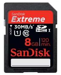 SanDisk Extreme 8GB HD Video SDHC Flash Memory Card (SDSDX-008G) SanDisk Extreme 8GB HD Video SDHC Flash Memory Card (SDSDX-008G)