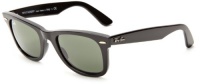 Ray-Ban RB2140 Original Wayfarer Sunglasses 50 mm, Non-Polarized, Black Frame/Green G-15XLT lens Ray-Ban RB2140 Original Wayfarer Sunglasses 50 mm, Non-Polarized, Black Frame/Green G-15XLT lens