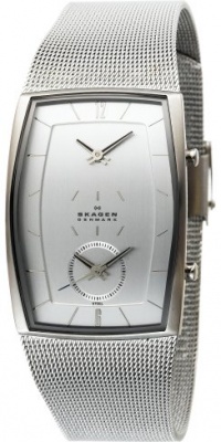 Skagen Men's 281LSS Dual-Time Mesh Watch Skagen Men's 281LSS Dual-Time Mesh Watch