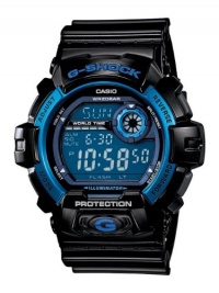 Casio G-Shock Blue Dial Black Resin Mens Watch G8900A-1 Casio G-Shock Blue Dial Black Resin Mens Watch G8900A-1