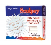 Polyform Sculpey Original Polymer Clay 1-3/4 Lbs: White Polyform Sculpey Original Polymer Clay 1-3/4 Lbs: White