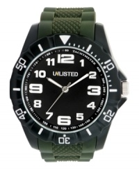 Tough as nails, this green-tone watch from Unlisted is an everyday marvel. Tough as nails, this green-tone watch from Unlisted is an everyday marvel.