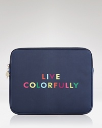 Cute and colorful This neoprene laptop sleeve from kate spade new york makes a bright case for keeping your computer all covered up. Cute and colorful This neoprene laptop sleeve from kate spade new york makes a bright case for keeping your computer all covered up.