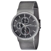Skagen Women's 357XLMM Stainless Steel Grey Dial Watch Skagen Women's 357XLMM Stainless Steel Grey Dial Watch