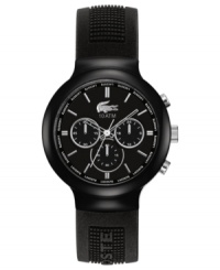Set the standard for the day with this bold Borneo collection sport watch from Lacoste L!VE. Set the standard for the day with this bold Borneo collection sport watch from Lacoste L!VE.