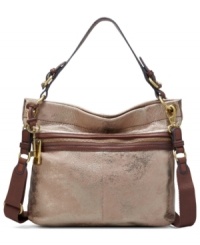 Take on your everyday explorations with a verified vintage vibe with this take-anywhere silhouette from Fossil. Super soft leather is outfitted with oversized zipper pulls and buckle details for a look that's utilitarian-inspired yet laid-back. Take on your everyday explorations with a verified vintage vibe with this take-anywhere silhouette from Fossil. Super soft leather is outfitted with oversized zipper pulls and buckle details for a look that's utilitarian-inspired yet laid-back.