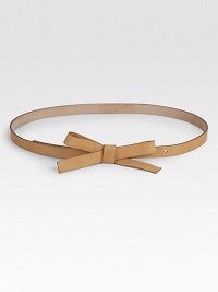 This charming design in supple leather is sugar and spice and everything nice. Width, about .5Made in Italy This charming design in supple leather is sugar and spice and everything nice. Width, about .5Made in Italy