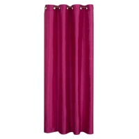 Stylemaster Tribeca 56 by 95-Inch Faux Silk Grommet Panel, Fuchsia