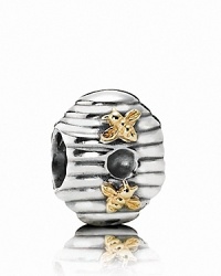 Catch a buzz from PANDORA's beautiful beehive charm in sterling silver & 14K gold. Catch a buzz from PANDORA's beautiful beehive charm in sterling silver & 14K gold.