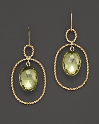 Rosecut lemon citrine adds rich sparkle to links of 14K yellow gold. By Nancy B. Rosecut lemon citrine adds rich sparkle to links of 14K yellow gold. By Nancy B.