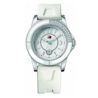 Tommy Hilfiger Women's 1780971 Sport White Silicon Strap White Dial Watch Tommy Hilfiger Women's 1780971 Sport White Silicon Strap White Dial Watch