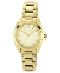 Graceful lines creates a feminine, everyday watch from Vince Camuto. Graceful lines creates a feminine, everyday watch from Vince Camuto.