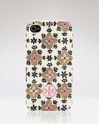 Get dialed in with this soft plastic iPhone case in a signature Tory Burch motif. It is an instant tech upgrade. Get dialed in with this soft plastic iPhone case in a signature Tory Burch motif. It is an instant tech upgrade.