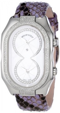 Philip Stein Women's 11DP-IDW-PPPL Prestige Diamond Purple Python Strap Watch Philip Stein Women's 11DP-IDW-PPPL Prestige Diamond Purple Python Strap Watch