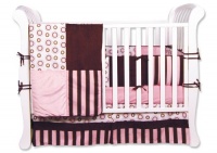 Trend Lab 4 Piece Crib Bedding Set, Bubblegum Trend Lab 4 Piece Crib Bedding Set, Bubblegum
