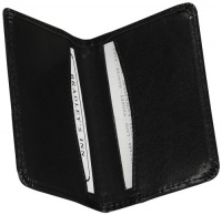 Samsill Regal Leather Business Card Wallet, Holds 25 Cards of 4.0 L x 2.0 W Inches, Black (81220) Samsill Regal Leather Business Card Wallet, Holds 25 Cards of 4.0 L x 2.0 W Inches, Black (81220)