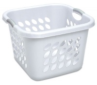Sterilite 12178006 1.50-Bushel Ultra Square Laundry Basket, 6-Pack, White with Titanium Handles Sterilite 12178006 1.50-Bushel Ultra Square Laundry Basket, 6-Pack, White with Titanium Handles
