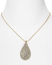 Just like your favorite cocktail dress, ABS by Allen Schwartz' crystal pendant is revel ready. With a slinky gown and party shoes, this shapely necklace shines on. Just like your favorite cocktail dress, ABS by Allen Schwartz' crystal pendant is revel ready. With a slinky gown and party shoes, this shapely necklace shines on.
