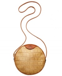Crafted in the softest Italian leather, this croc-embossed design from Patricia Nash is accented with signature brass hardware and handcrafted stitching. Crossbody strap keeps hands free when you're on the move, while the surprisingly spacious interior stows all the essentials. Crafted in the softest Italian leather, this croc-embossed design from Patricia Nash is accented with signature brass hardware and handcrafted stitching. Crossbody strap keeps hands free when you're on the move, while the surprisingly spacious interior stows all the essentials.