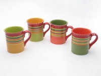 Certified International Hot Tamale Mug, Set of 4 Assorted Designs Certified International Hot Tamale Mug, Set of 4 Assorted Designs