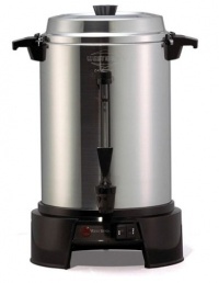 West Bend 13500 55-Cup Polished-Aluminum Commercial Coffee Urn West Bend 13500 55-Cup Polished-Aluminum Commercial Coffee Urn