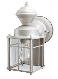 Heath Zenith SL-4132-MW Bayside Mission Style 150-Degree Motion Sensing Decorative Security Light, Matte White Heath Zenith SL-4132-MW Bayside Mission Style 150-Degree Motion Sensing Decorative Security Light, Matte White