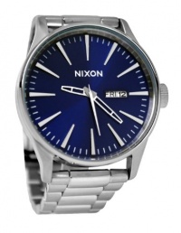 Nixon Sentry SS Watch Blue Sunray, One Size Nixon Sentry SS Watch Blue Sunray, One Size