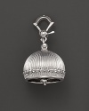 Inspired by Zen philosophy, this intricately detailed, matte finish sterling silver meditation bell from Paul Morelli jingles softly.