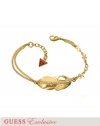 GUESS Gold-Tone Feather Bracelet, GOLD