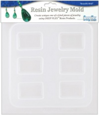 Yaley Deep Flex Resin Jewelry Reusable Plastic 7 Mold: 6 Rectangles Yaley Deep Flex Resin Jewelry Reusable Plastic 7 Mold: 6 Rectangles