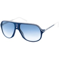 Carrera Safari/A/S Adult Racewear Sunglasses/Eyewear - Blue White/Palladium/Azure Gradient / Size 62/15-135 Carrera Safari/A/S Adult Racewear Sunglasses/Eyewear - Blue White/Palladium/Azure Gradient / Size 62/15-135