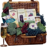 Art of Appreciation Gift Baskets   That's Amore! Romantic Italian Dinner For Two Picnic Hamper