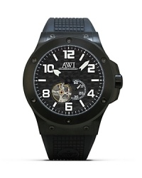 AWI International Aero Drive 46 Round Black PVD Watch, 46mm AWI International Aero Drive 46 Round Black PVD Watch, 46mm