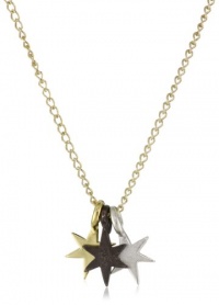 Dogeared Jewels and Gifts Gold Little Bright Stars 3-Wishes Necklace Dogeared Jewels and Gifts Gold Little Bright Stars 3-Wishes Necklace