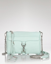 It may be mini, but Rebecca Minkoff's leather crossbody is prime for day-to-night endeavors. Wear it over the shoulder or tuck it under your arm after-hours. It may be mini, but Rebecca Minkoff's leather crossbody is prime for day-to-night endeavors. Wear it over the shoulder or tuck it under your arm after-hours.