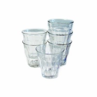 Duralex Picardie 5-3/4-Ounce Clear Tumbler, Set of 6 Duralex Picardie 5-3/4-Ounce Clear Tumbler, Set of 6