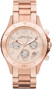 Marc by Marc Jacobs MBM3156 Chronograph Rose Gold Stainless Steel Watch Marc by Marc Jacobs MBM3156 Chronograph Rose Gold Stainless Steel Watch