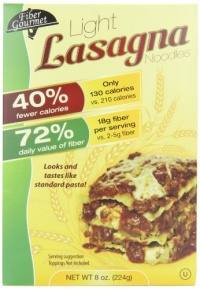 FiberGourmet Light Lasagna, 8-Ounce Boxes (Pack of 6) FiberGourmet Light Lasagna, 8-Ounce Boxes (Pack of 6)