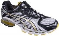 ASICS Mens Gel-Kinsei 3 Shoes - Grey/Black/Yellow ASICS Mens Gel-Kinsei 3 Shoes - Grey/Black/Yellow