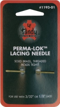 Leather Factory Perma Lok Lacing Needle-Use with 3/32 or 1/8 Lace Leather Factory Perma Lok Lacing Needle-Use with 3/32 or 1/8 Lace