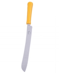 Celebrate dessert! Bold solid colors and chip-resistant durability make this knife from Fiesta's serveware collection the icing on your cake. With ceramic handle. Celebrate dessert! Bold solid colors and chip-resistant durability make this knife from Fiesta's serveware collection the icing on your cake. With ceramic handle.