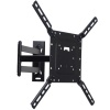 VideoSecu Low Profile Articulating Swing Arm TV Wall Mount Bracket for most 26-47, some LED up to 55 with VESA 400X400 400x300 400x200 300X300 200X200 200x100 LCD LED TV and Display with Removable Mount Adaptor Plate (black) M9P