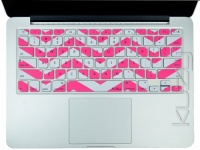 Kuzy - Pink Chevron Zig-Zag Keyboard Cover for MacBook Pro 13 15 17 Aluminum Unibody (fits MacBook with or w/out Retina Display) iMac and MacBook Air 13 Silicone Skin - Pink Kuzy - Pink Chevron Zig-Zag Keyboard Cover for MacBook Pro 13 15 17 Aluminum Unibody (fits MacBook with or w/out Retina Display) iMac and MacBook Air 13 Silicone Skin - Pink