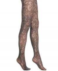 Give your legs a luxe look with these sexy sheers from Berkshire, featuring a chic swirl design from tummy to toe, Give your legs a luxe look with these sexy sheers from Berkshire, featuring a chic swirl design from tummy to toe,
