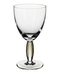 Bring contemporary refreshment to casual tables with the New Cottage goblet. An amber-hued sham and fluted texture add interest to an already-stylish silhouette. From Villeroy & Boch. Bring contemporary refreshment to casual tables with the New Cottage goblet. An amber-hued sham and fluted texture add interest to an already-stylish silhouette. From Villeroy & Boch.