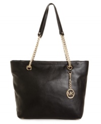 Gleaming with goldtone hardware in 3 colors or glazed python, this chic Venus leather tote from MICHAEL Michael Kors offers classic elegance in all its effortlessness. Gleaming with goldtone hardware in 3 colors or glazed python, this chic Venus leather tote from MICHAEL Michael Kors offers classic elegance in all its effortlessness.